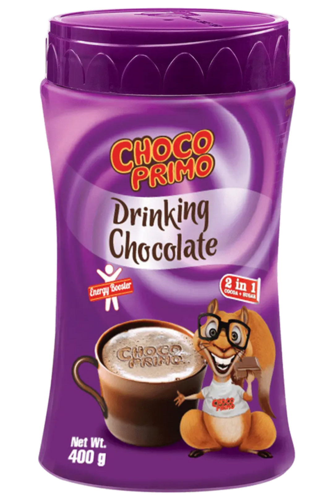 CHOCO PRIMO D.CHOCO 400GM JAR